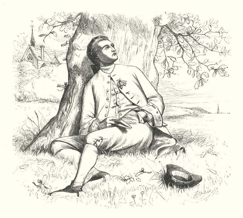 Az ateista és a makk (metszet) alkotó: Henry Stacey (after) Marks