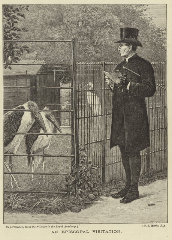 Egy püspöki látogatás alkotó: Henry Stacey Marks