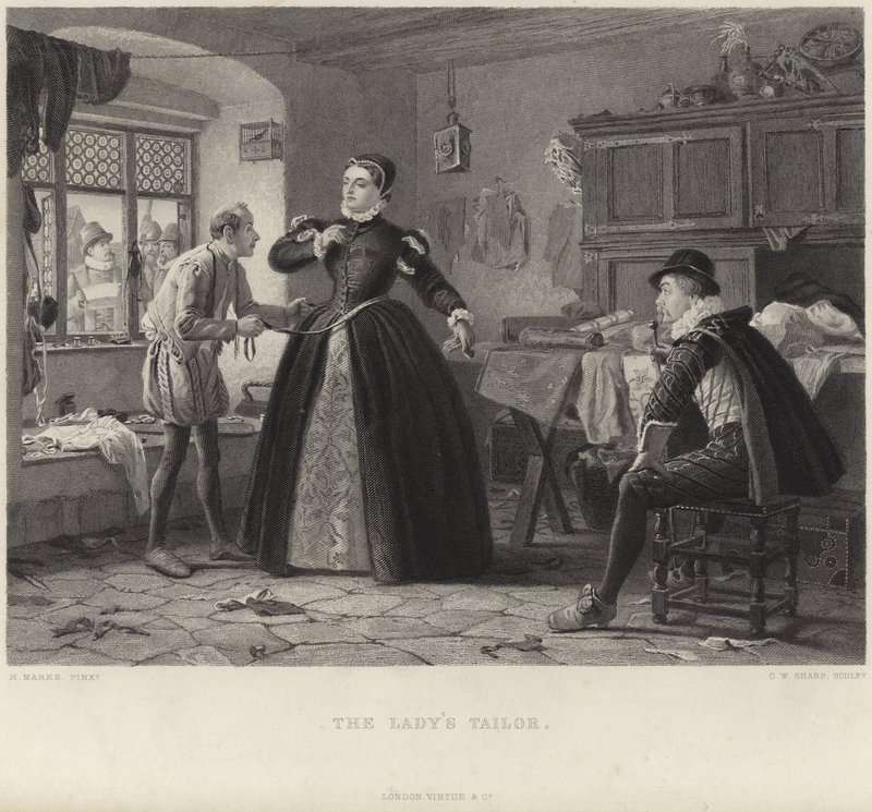 A hölgy szabója alkotó: Henry Stacey Marks