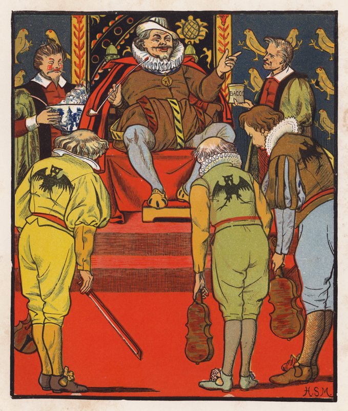 Old King Cole (színes litográfia) alkotó: Henry Stacy (after) Marks