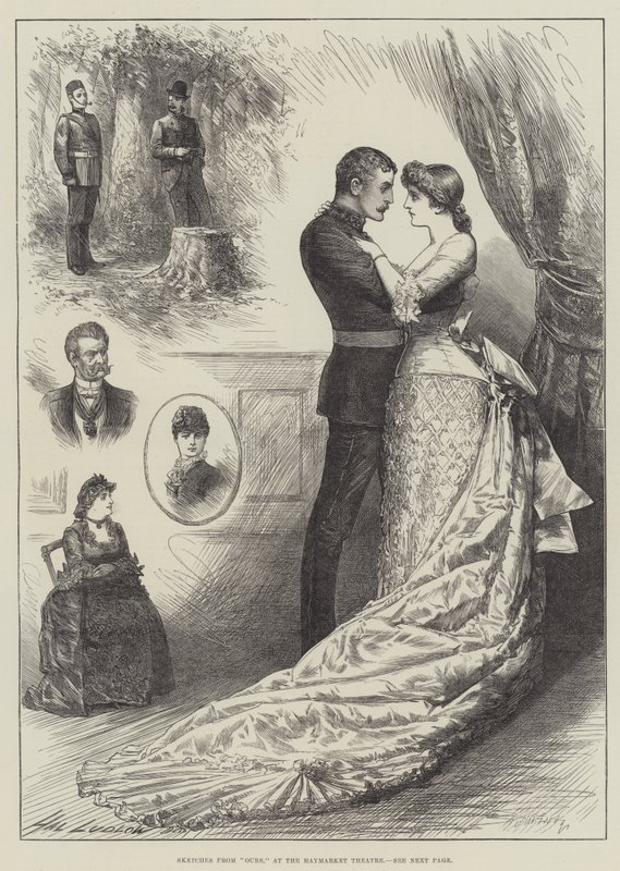 Vázlatok a mieinktől, a Haymarket Színházban alkotó: Henry Stephen Ludlow