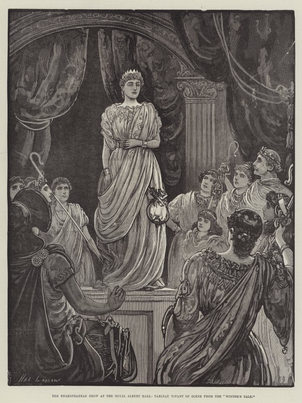 Shakespeare-show a Royal Albert Hallban, Tableau Vivant of Scene from the Winter