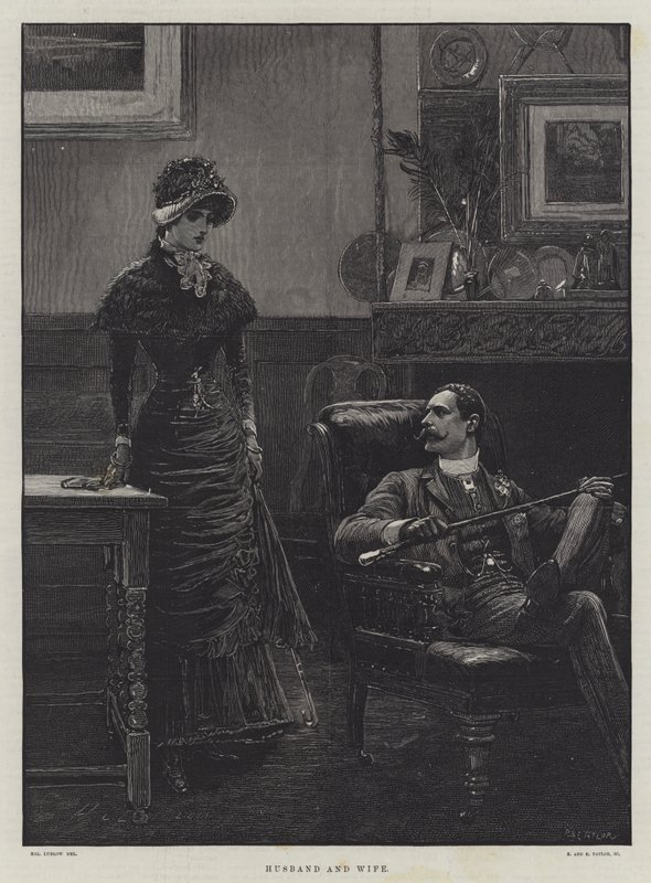Házasok voltak, Walter Besant és James Rice alkotó: Henry Stephen Ludlow