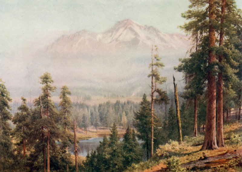 Shasta-hegy (színes litó) alkotó: Henry Sutton Palmer