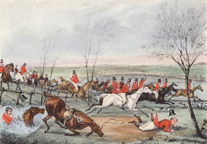 "Egy Squire-csapda, a mindenit!" Kiáltja Mytton, "Még egy kicsit, és én is megtettem volna!" (litho) alkotó: Henry Thomas (after) Alken
