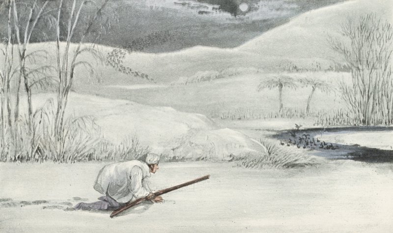 Myttoni vadkacsalövészet (litográfia) alkotó: Henry Thomas (after) Alken