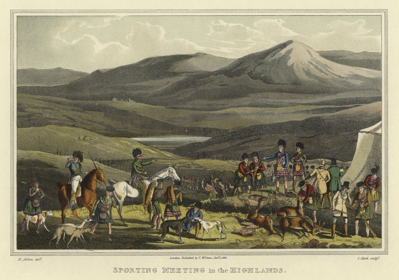 Sporttalálkozó a Felvidéken (chromolitho) alkotó: Henry Thomas Alken