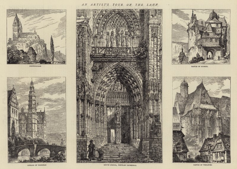 Egy művész túrája a Lahnon alkotó: Henry William Brewer