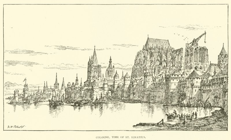 Köln, Szent Ignác ideje (metszet) alkotó: Henry William Brewer