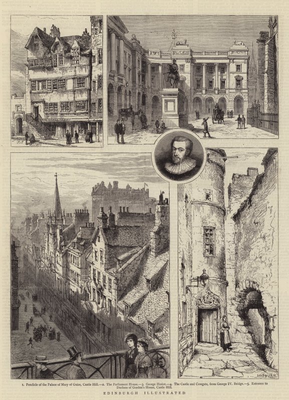 Edinburgh Illusztrált alkotó: Henry William Brewer