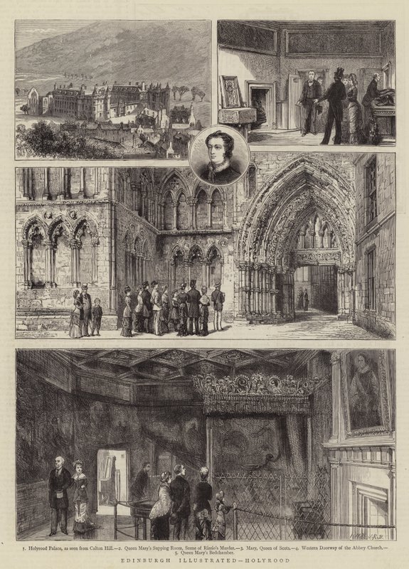 Edinburgh Illustrated, Holyrood alkotó: Henry William Brewer