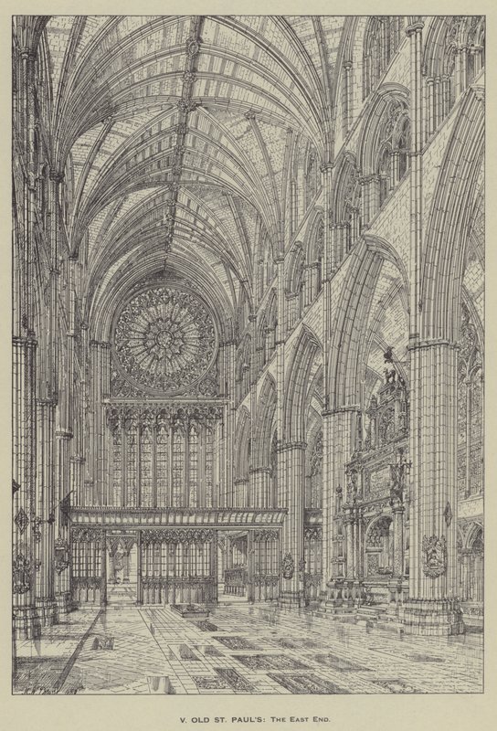 Old St Pauls, The East End alkotó: Henry William Brewer