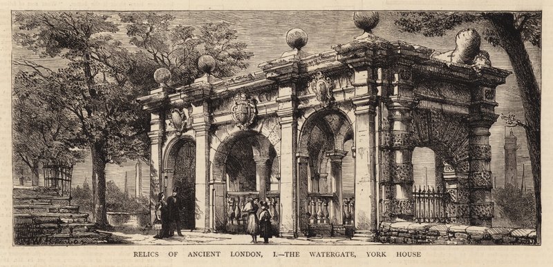 Az ókori London emlékei, Én, a Watergate, York-ház alkotó: Henry William Brewer