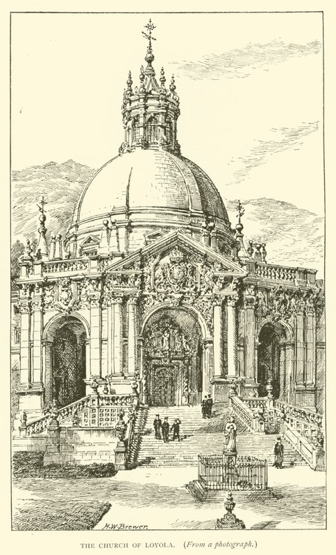 Loyola templom (metszet) alkotó: Henry William Brewer
