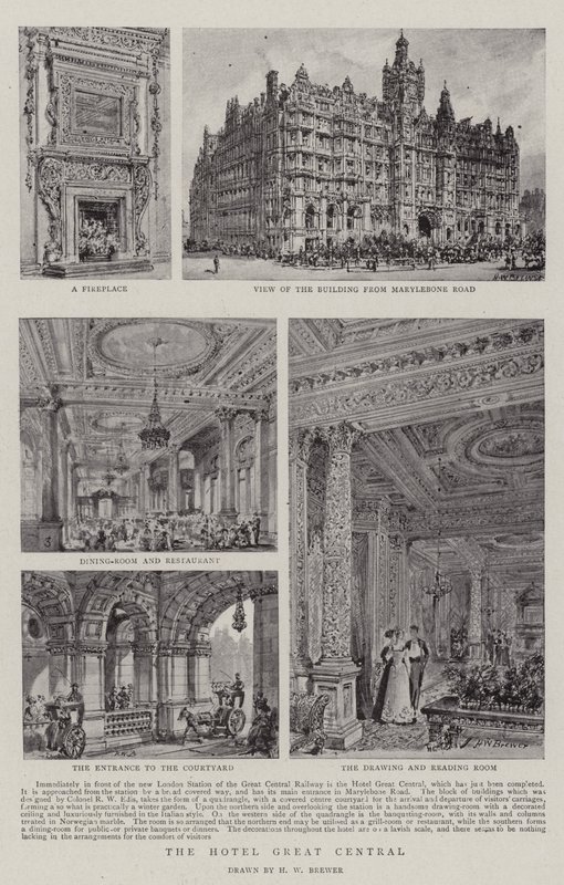A Hotel Great Central alkotó: Henry William Brewer