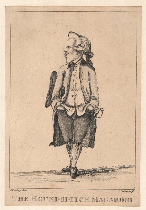 A Houndsditch makaróni alkotó: Henry William Bunbury