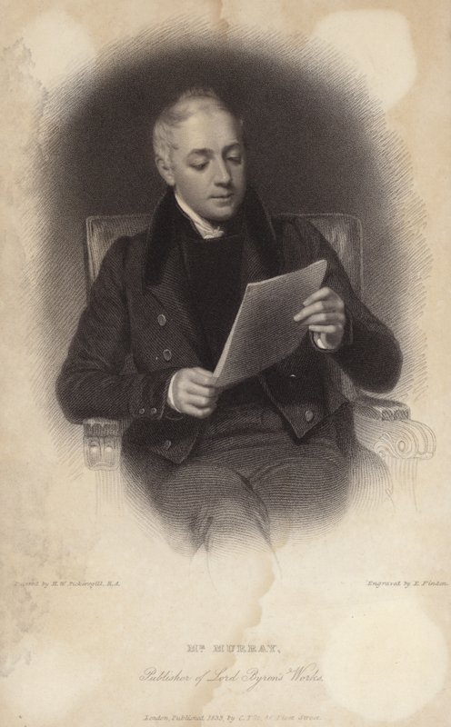 John Murray portréja alkotó: Henry William Pickersgill