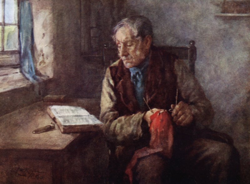 A plébánia évkönyvei: szombat reggel (színes litó) alkotó: Henry Wright Kerr