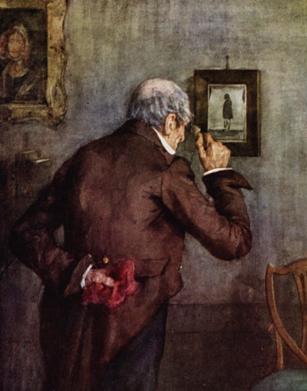 A plébánia évkönyvei: A sziluett (színes litó) alkotó: Henry Wright Kerr