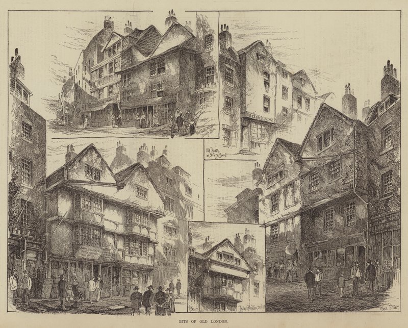 A régi London darabjai alkotó: Herbert Railton