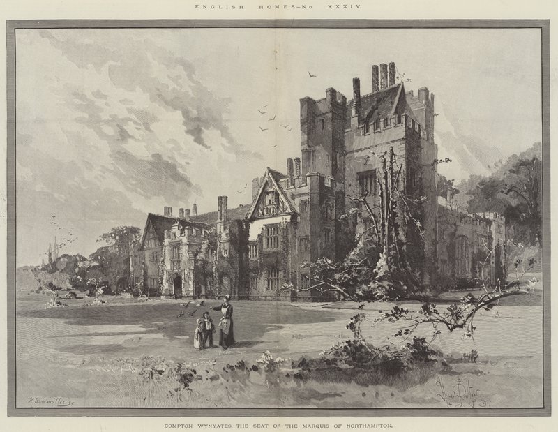 Compton Wynyates, Northampton márki székhelye alkotó: Herbert Railton