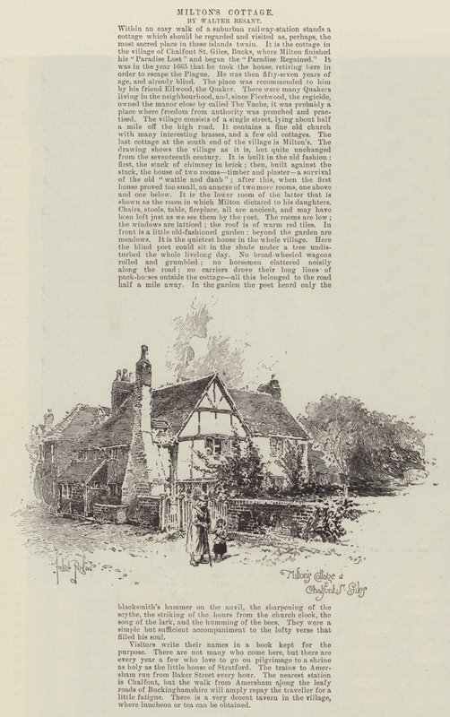 Milton házikója Chalfont St Giles-ben alkotó: Herbert Railton