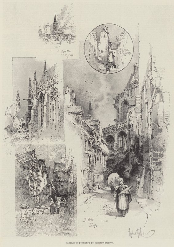 Kóborol Normandiában alkotó: Herbert Railton
