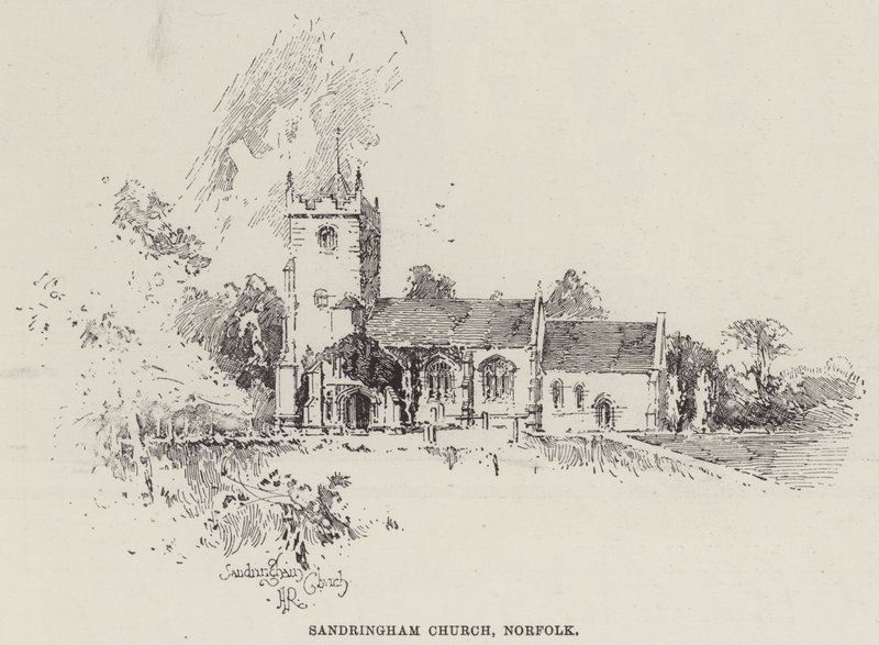 Sandringham templom, Norfolk alkotó: Herbert Railton
