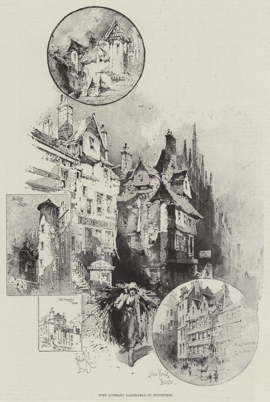 Edinburgh néhány irodalmi nevezetessége alkotó: Herbert Railton