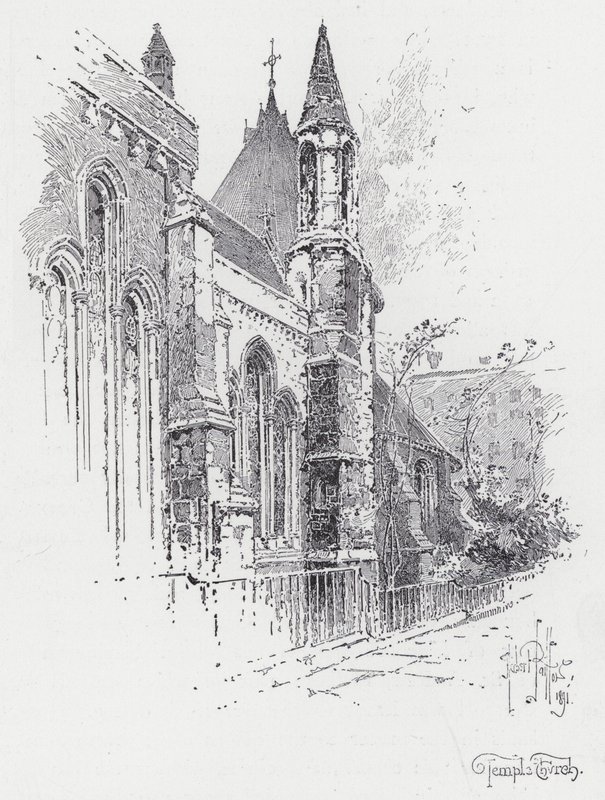Templomtemplom (metszet) alkotó: Herbert (after) Railton