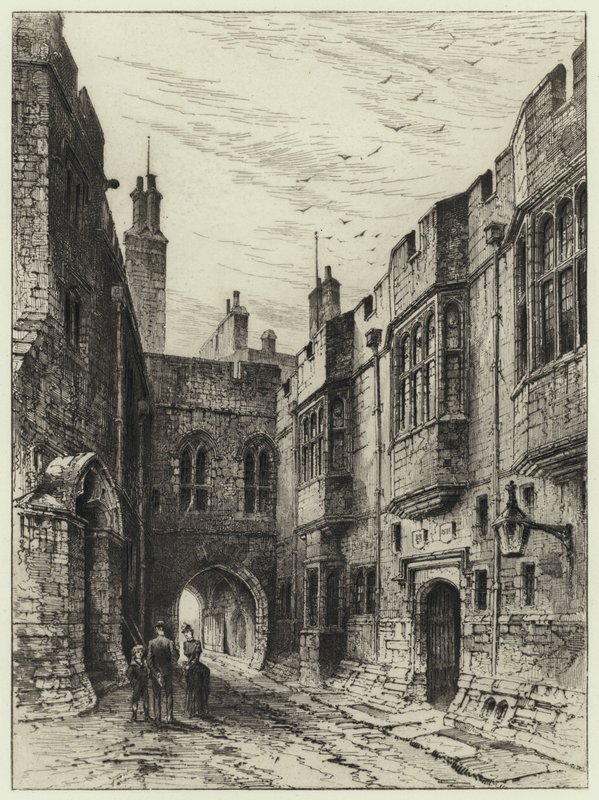 A Norman Gateway (metszet) alkotó: Herbert (after) Railton