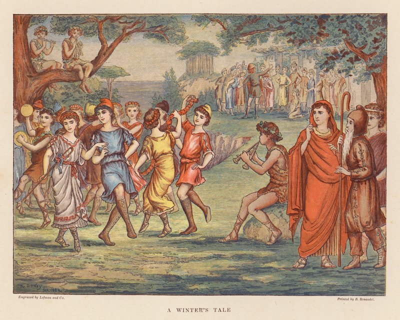 Shakespeare fiataloknak: (színes litográfia) alkotó: Herbert (after) Sidney