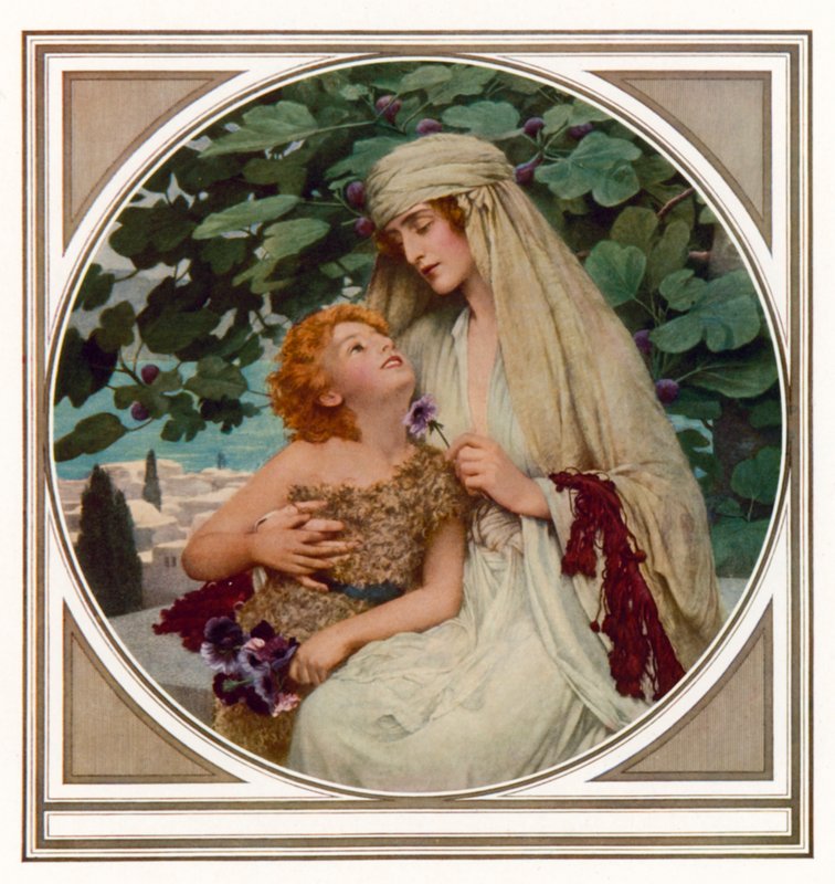 Egy reggel Galileában (színes litó) alkotó: Herbert Gustave (after) Schmalz