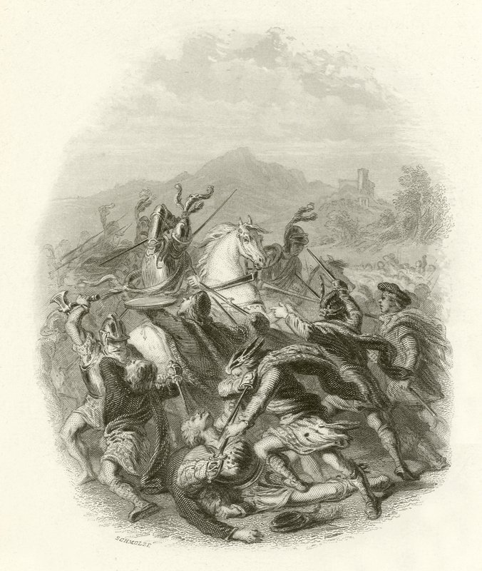 Flodden csata alkotó: Herbert Gustave Schmalz