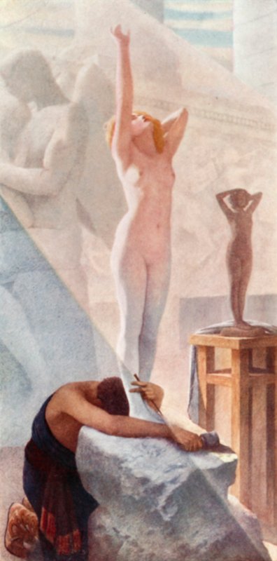Galatea ébredése alkotó: Herbert Gustave Schmalz