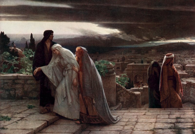 A visszatérés a kálváriáról alkotó: Herbert Gustave Schmalz