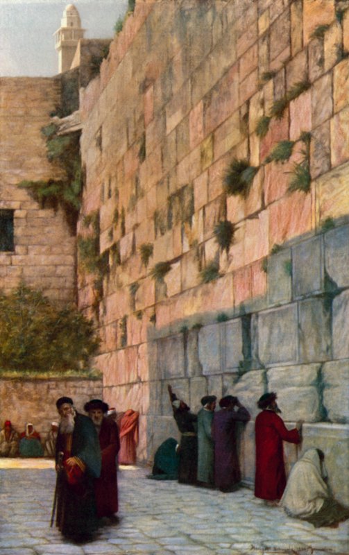 A Siratófal, Jeruzsálem alkotó: Herbert Gustave after Schmalz