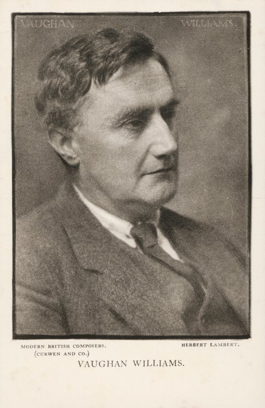 Ralph Vaughan Williams, zeneszerző (f/w fotó) alkotó: Herbert Lambert