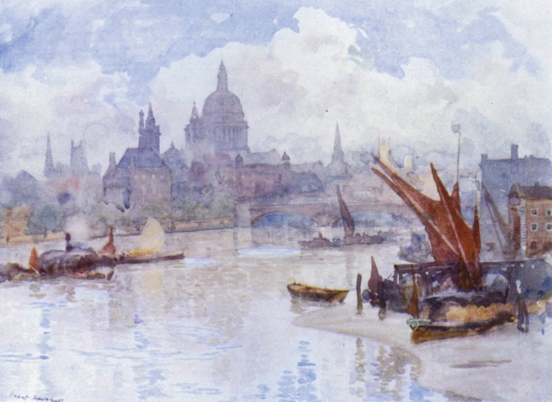 Blackfriars Reach (színes litó) alkotó: Herbert Menzies (after) Marshall