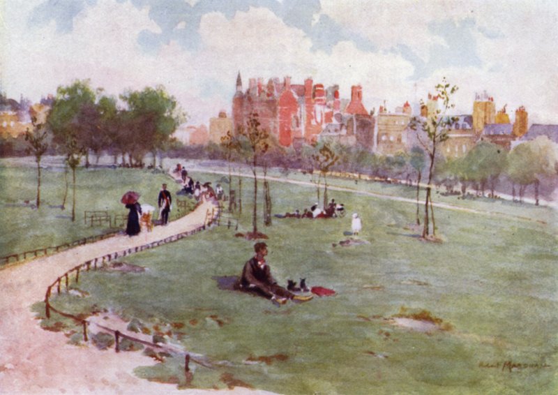 Green Park (színes litó) alkotó: Herbert Menzies (after) Marshall