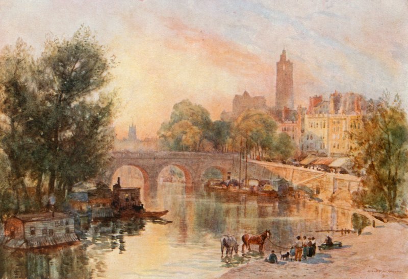 A Pont Marie, Párizs alkotó: Herbert Menzies Marshall