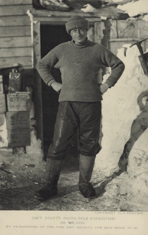 Scotts kapitány déli sarki expedíció. Dr. Wilson. alkotó: Herbert Ponting