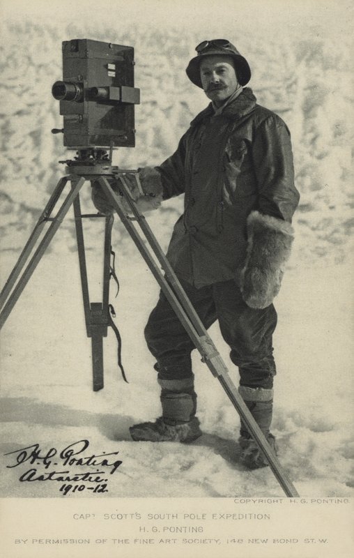 Scotts kapitány déli sarki expedíció. H G Ponting alkotó: Herbert Ponting