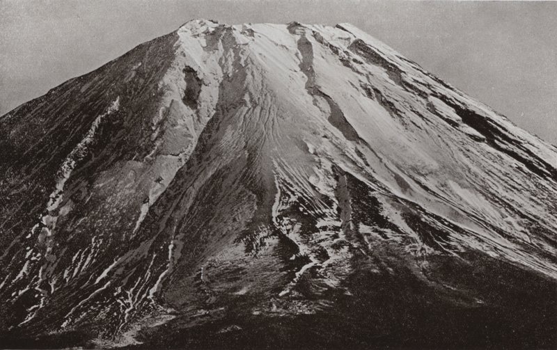 Fuji címere, telefotó Shojitól alkotó: Herbert Ponting