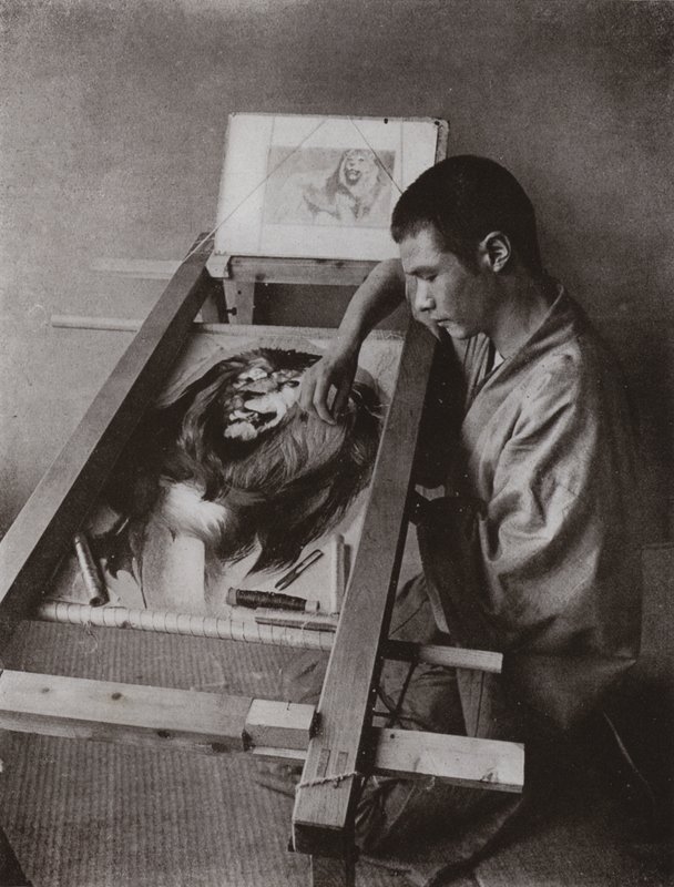 A hímző (f/w fotó) alkotó: Herbert Ponting