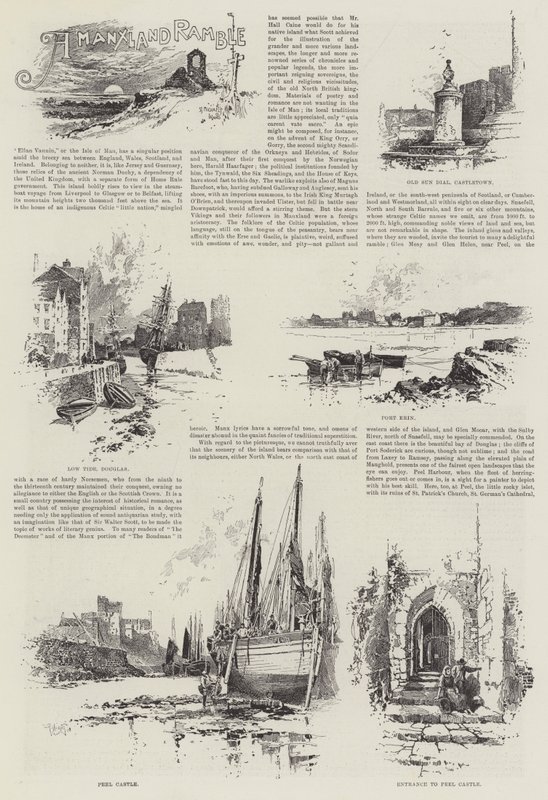 Egy Manx Land Ramble alkotó: Herbert Railton