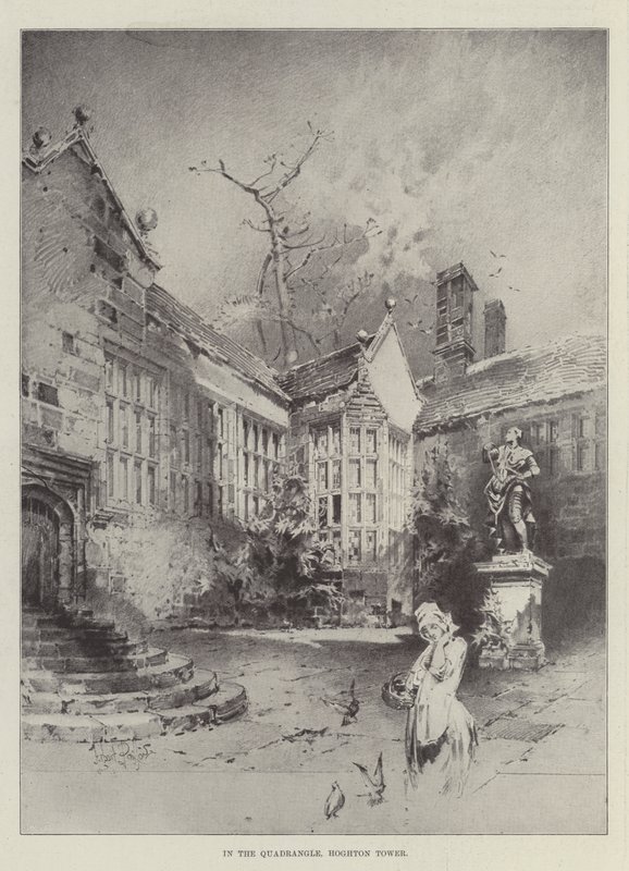 A négyszögben, a Hoghton-toronyban alkotó: Herbert Railton