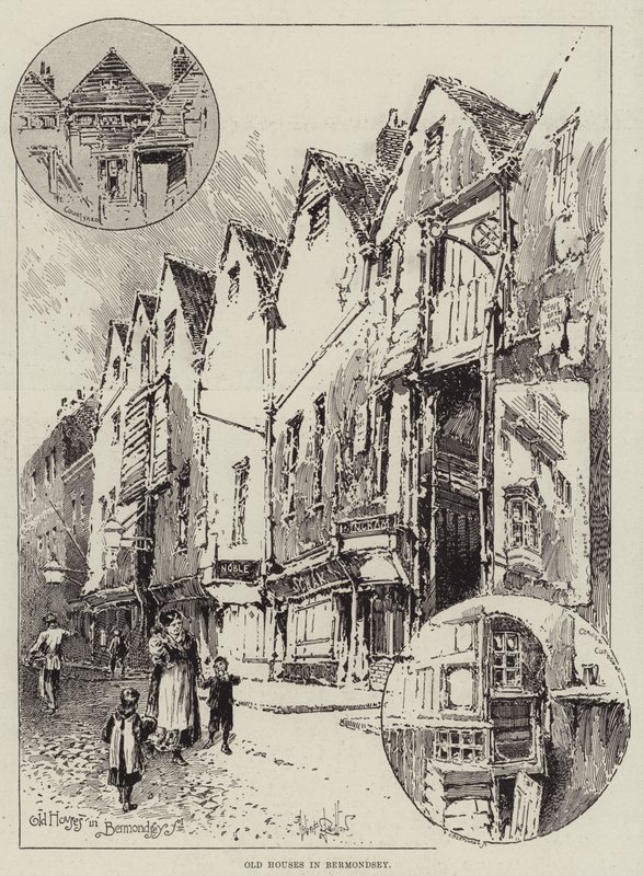 Régi házak Bermondseyben alkotó: Herbert Railton