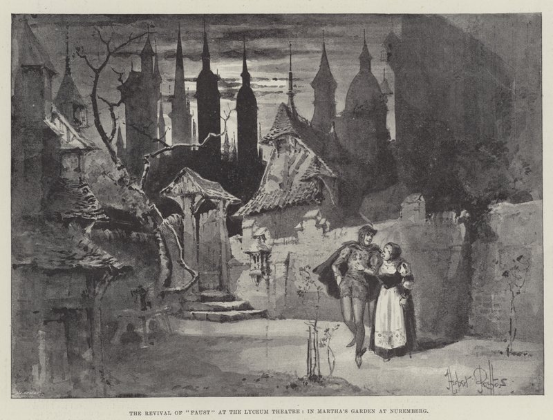 Faust újjáéledése a Lyceum Színházban, a nürnbergi Martha