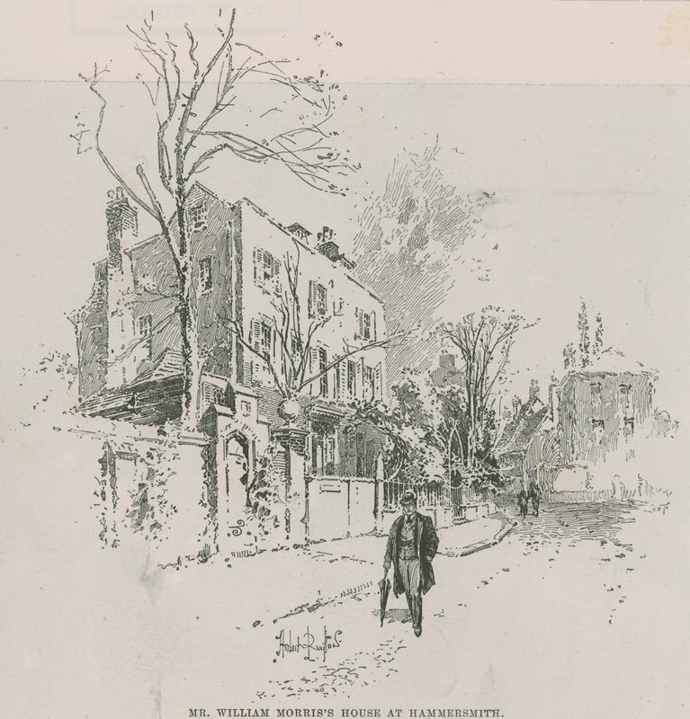 William Morris háza Hammersmithben alkotó: Herbert Railton